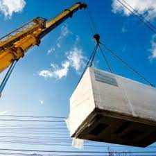 crane with large ac unit